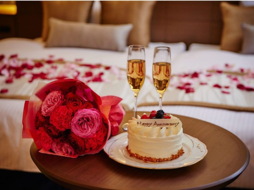 ホテルオークラ東京ベイの誕生日飾り付けイメージ