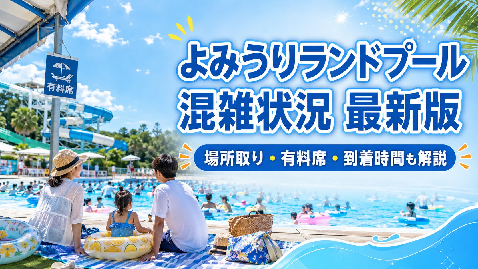 よみうりランドプールの混雑状況2026｜混雑日は場所取りが必須なのかも解説