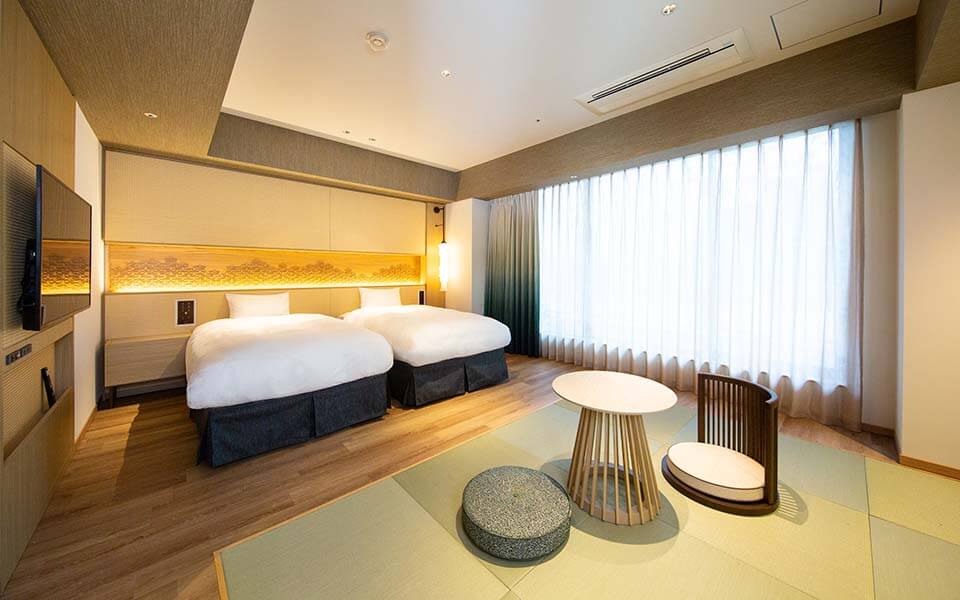 宙館で子連れにおすすめな「プレミアムスタンダード(山側)」部屋の公式画像