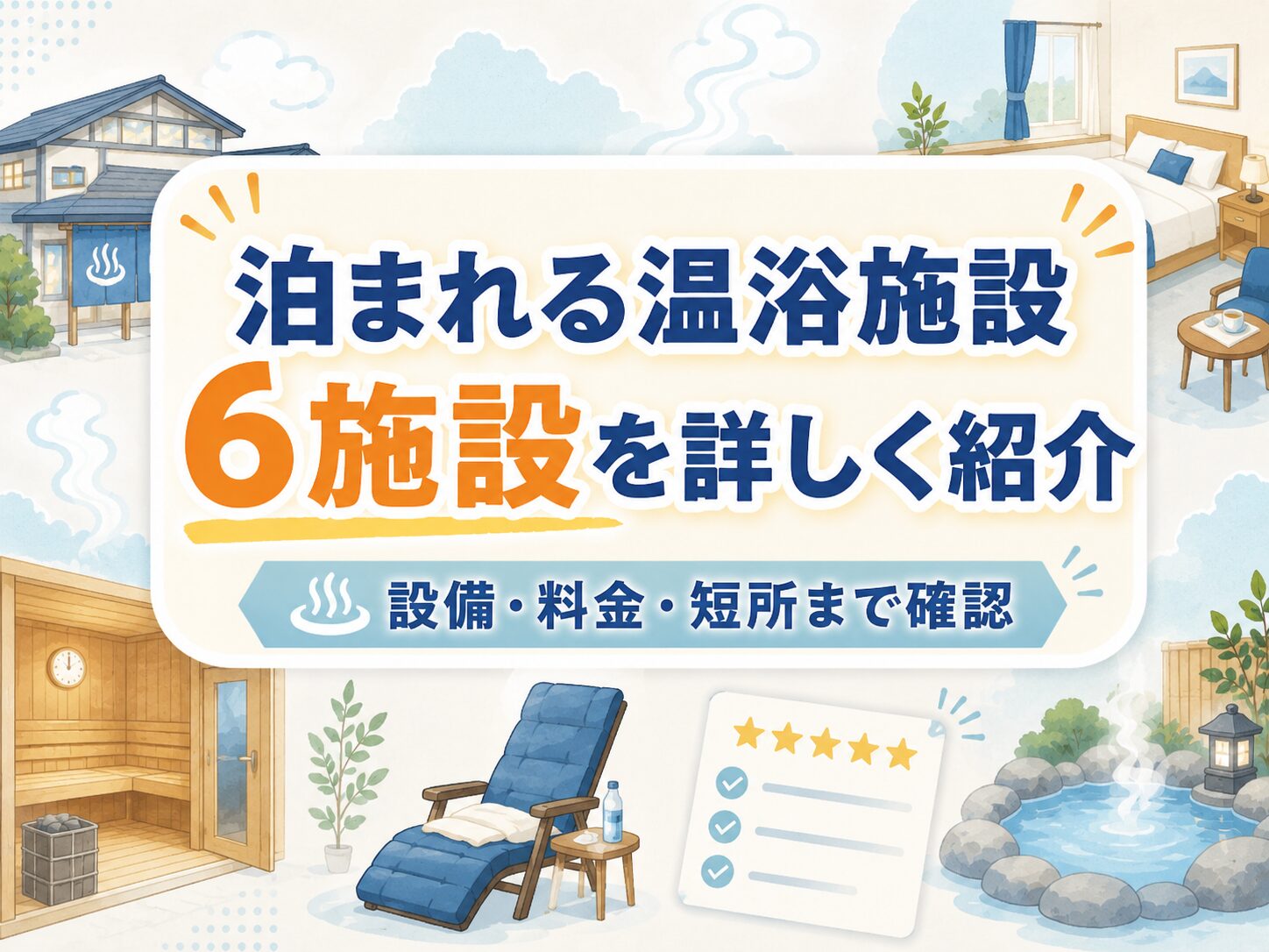 埼玉で泊まれる温浴施設6軒の設備や料金を詳しく紹介